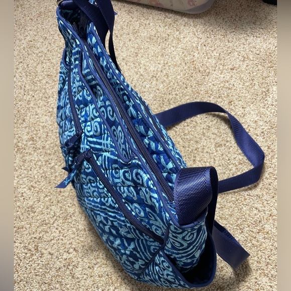 NWOT Vera Bradley Bag Blue Quilt Pattern - Picture 3 of 7